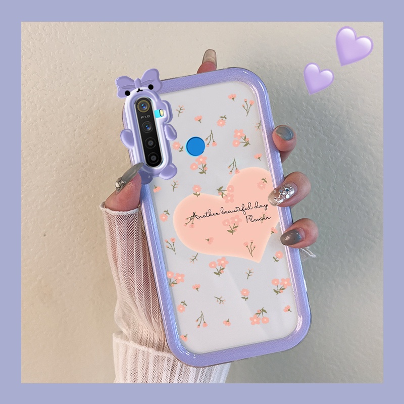 Casing Ponsel untuk Realme 5 5i 5s 6i C3 Narzo 10 10A 20A Case penutup HP lensa kamera Monster pola 