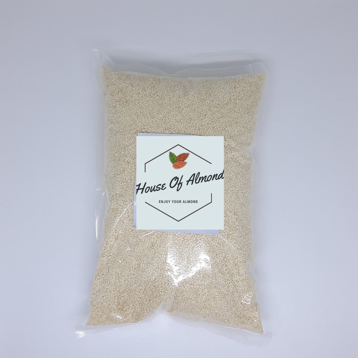 

Wijen Putih Panggang / Sesame Seeds 500Gr