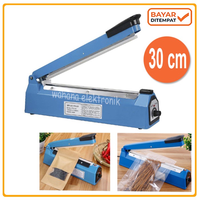 Impulse Sealer Plastik 30Cm Mesin Press Plastik 30 Cm
