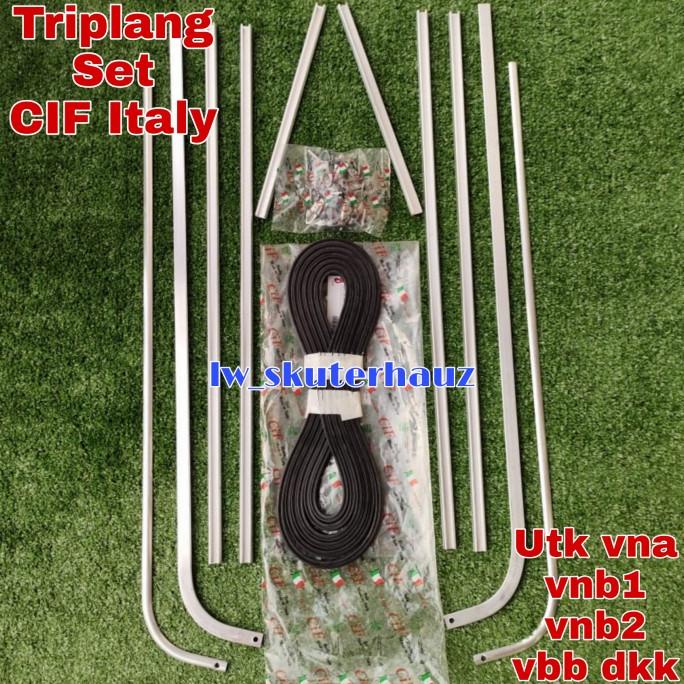 Triplang Set Vespa Cif Italy Utk Vbb Vna Vnb1 Vnb2 Original