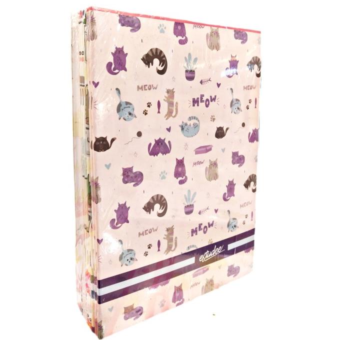 

book Buku Tulis Estudee Ukuran Boxy B5 Fancy 48 Lembar 10 Buku