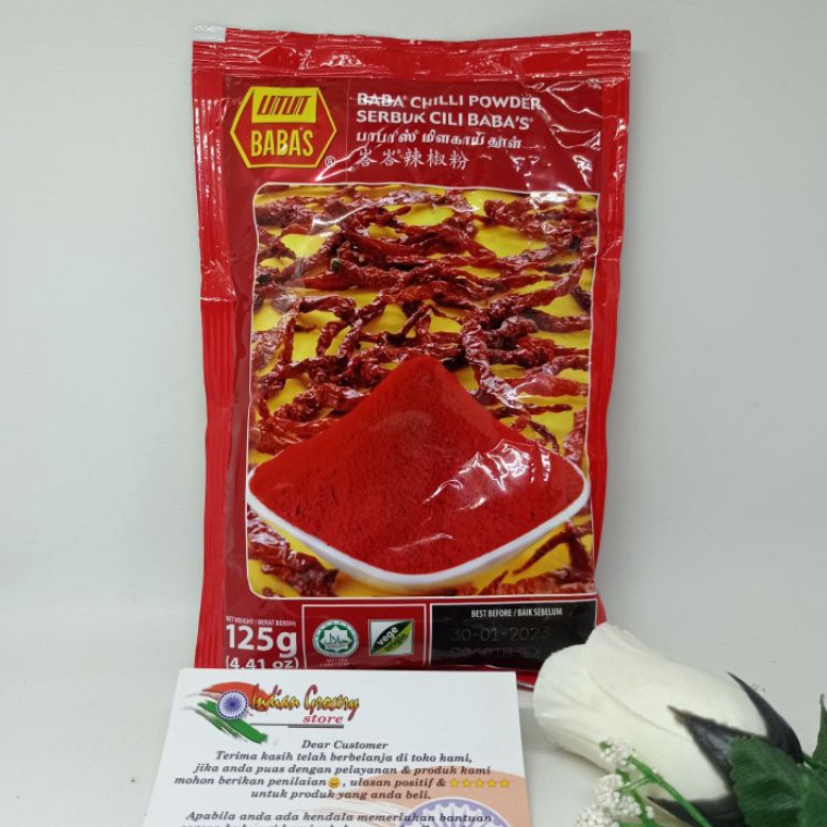 

✺Ready✫ 90WJD BABAS CHILI POWDER 125 GR A65 ❅Terkini