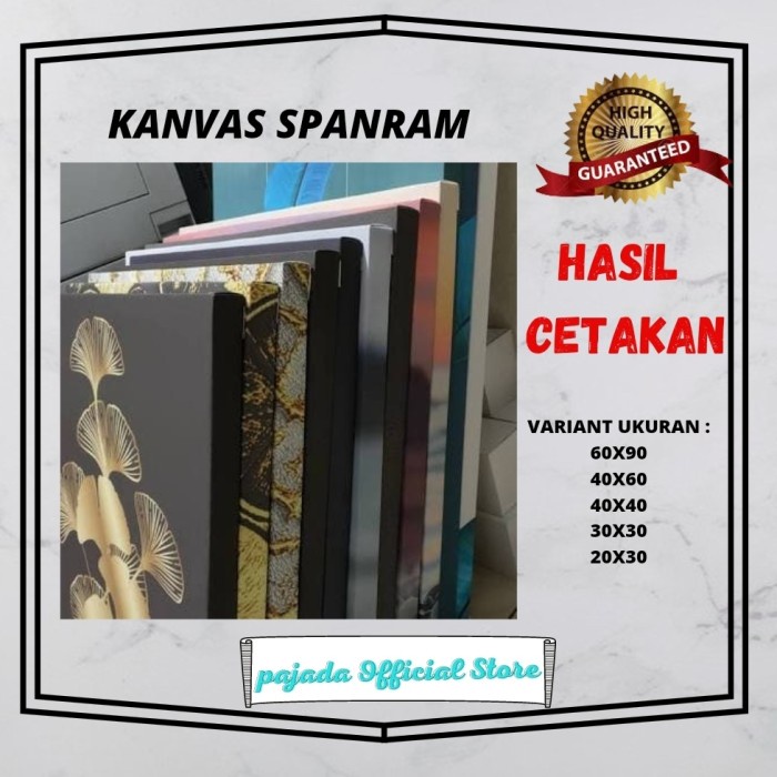 Terlaris Cetak Foto Kanvas Spanram Canvas Sudah Termasuk Spanram