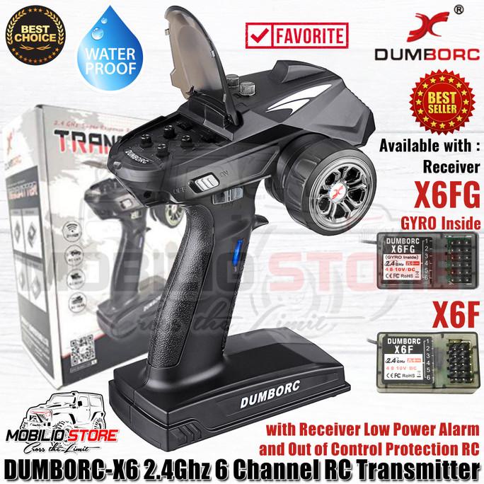 Dumborc X6 2.4Ghz 6 Channel RC Transmitter with Receiver X6F or X6FG