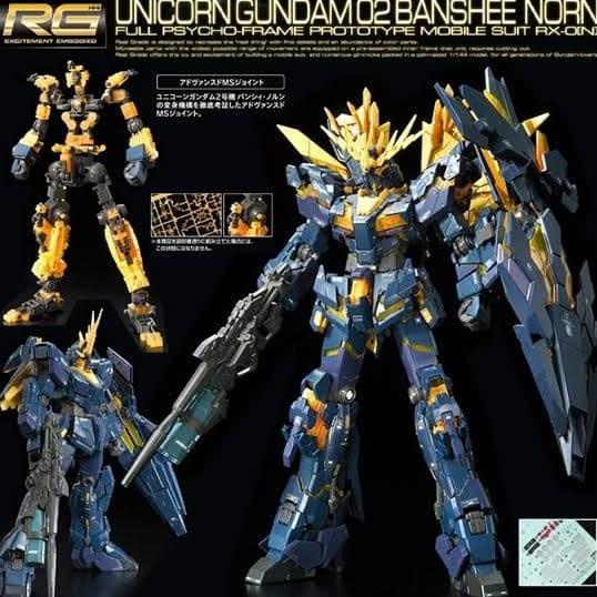 Bandai RG 1/144 Unicorn Gundam Banshee Norn