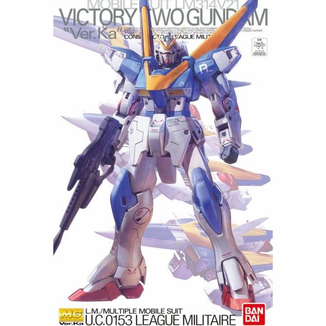 Bandai ori MG 1/100 Victory Two Gundam ver.ka v2 v 2 bisa jd 2 pesawat