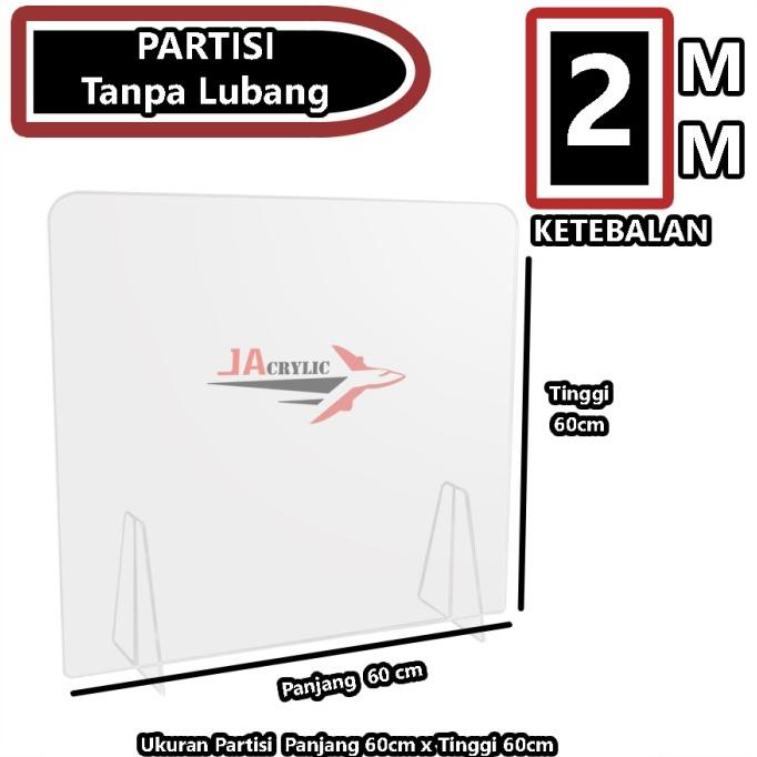 

Promo Partisi Sekat Pembatas Meja Akrilik Table Divider Ketebalan 2Mm 3Mm