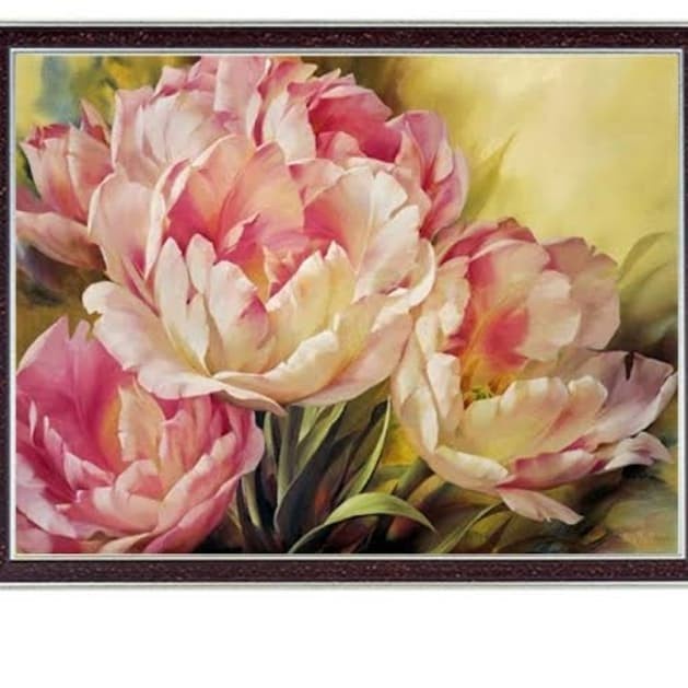 HOT SALE PAKET KRISTIK BUNGA PEONI PINK TERMURAH