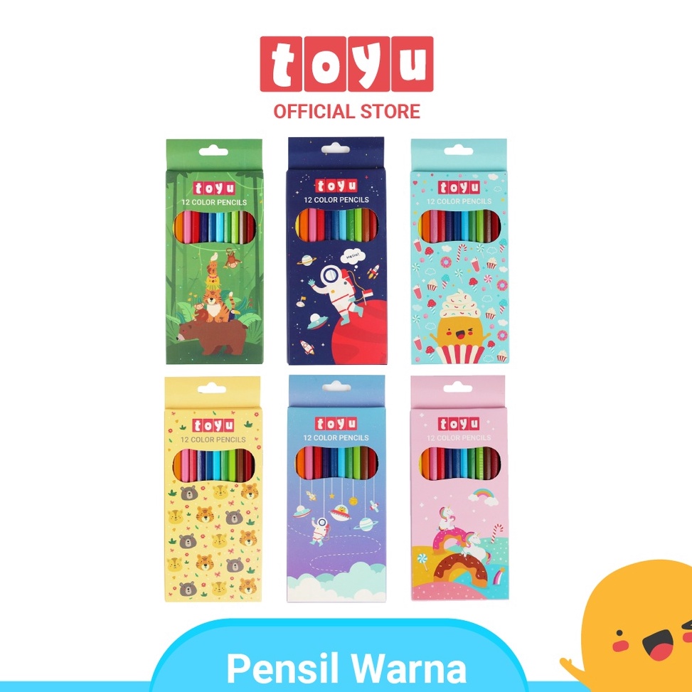 

Pasti murah Toyu Pensil Warna Color Pencil 12 Warna 73