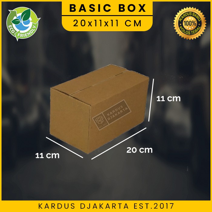 

Kardus / Karton Box Packing Polos 20x11x11 cm