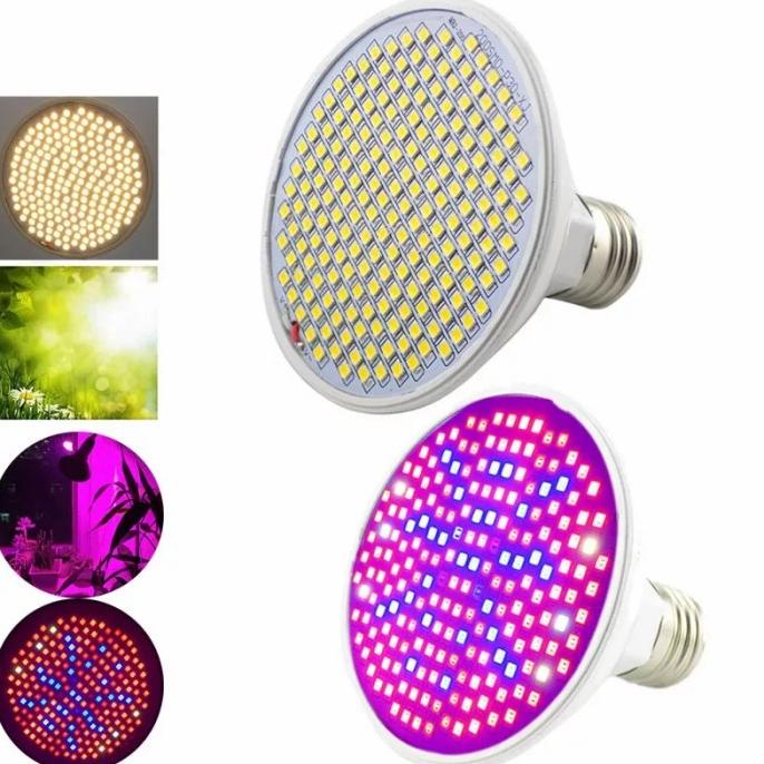 Led Grow Light Full Spectrum 200 Led untuk tanaman indoor