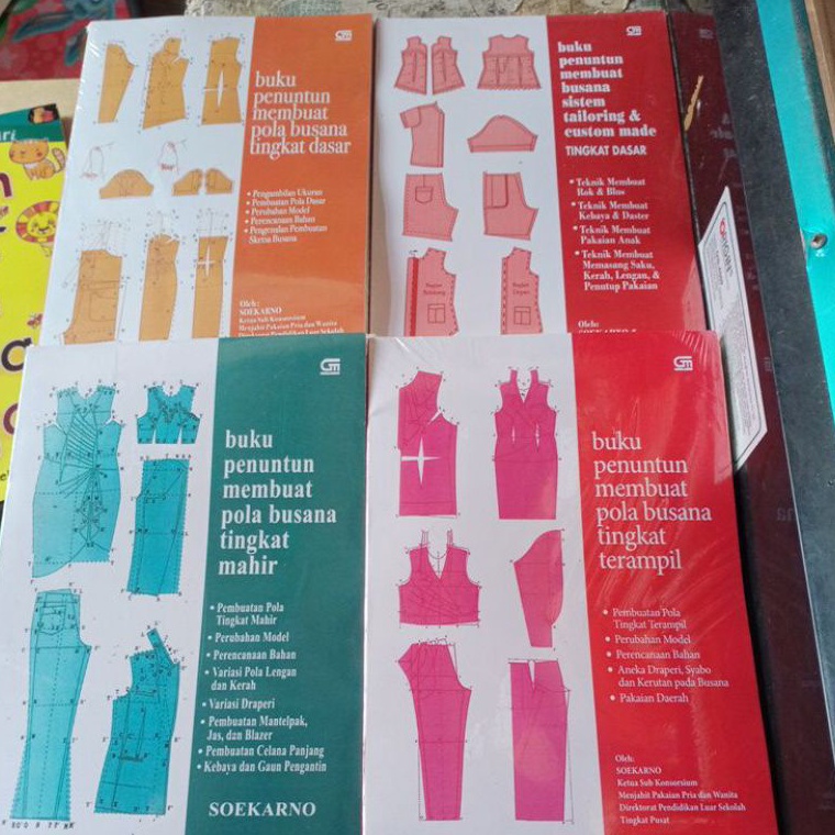 Baru✳➜ CPVUR PROMO BUKU BELAJAR MENJAHIT POLA BUSANA TINGKAT DASAR -TERAMPIL-MAHIR-TAILORING CUSTOM 