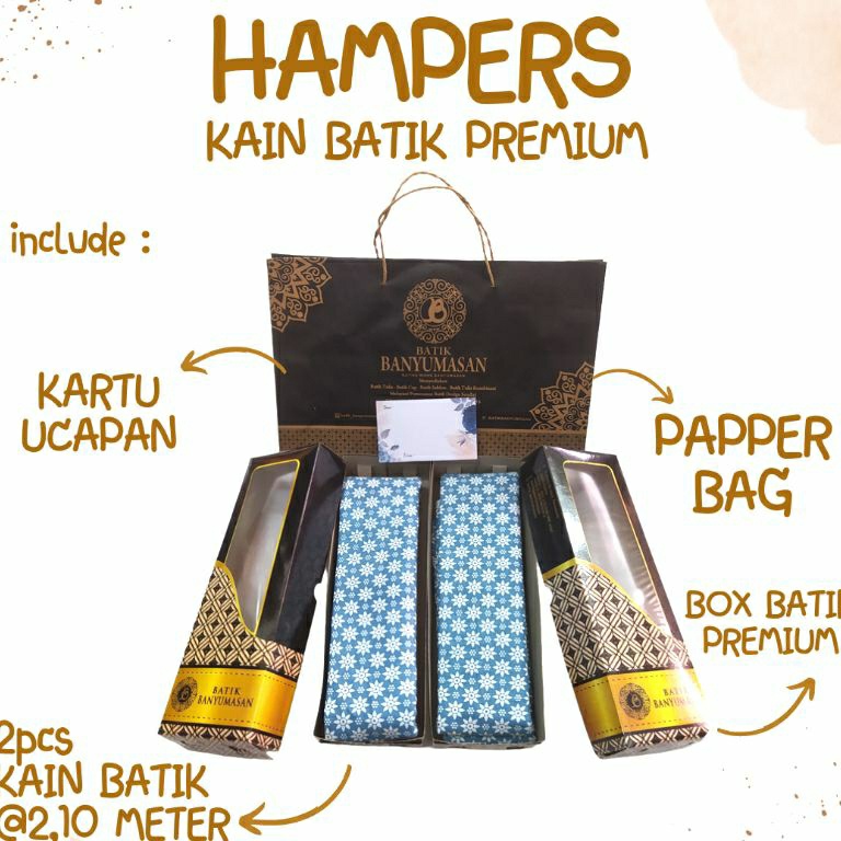 

Promo.. HAMPERS PREMIUM / KADO PERNIKAHAN EXCLUSIVE / HAMPERS BATIK / KADO ULANG TAHUN / KADO WISUDA / BATIK TENUN / HAMPERS PURWOKERTO / BINGKISAN PENSIUNAN / BINGKISAN MUTASI / HAMPERS MURAH / BOX ANYAM PANDAN / KAIN BATIK 2 METER / BOX KADO BIRTHDAY BA