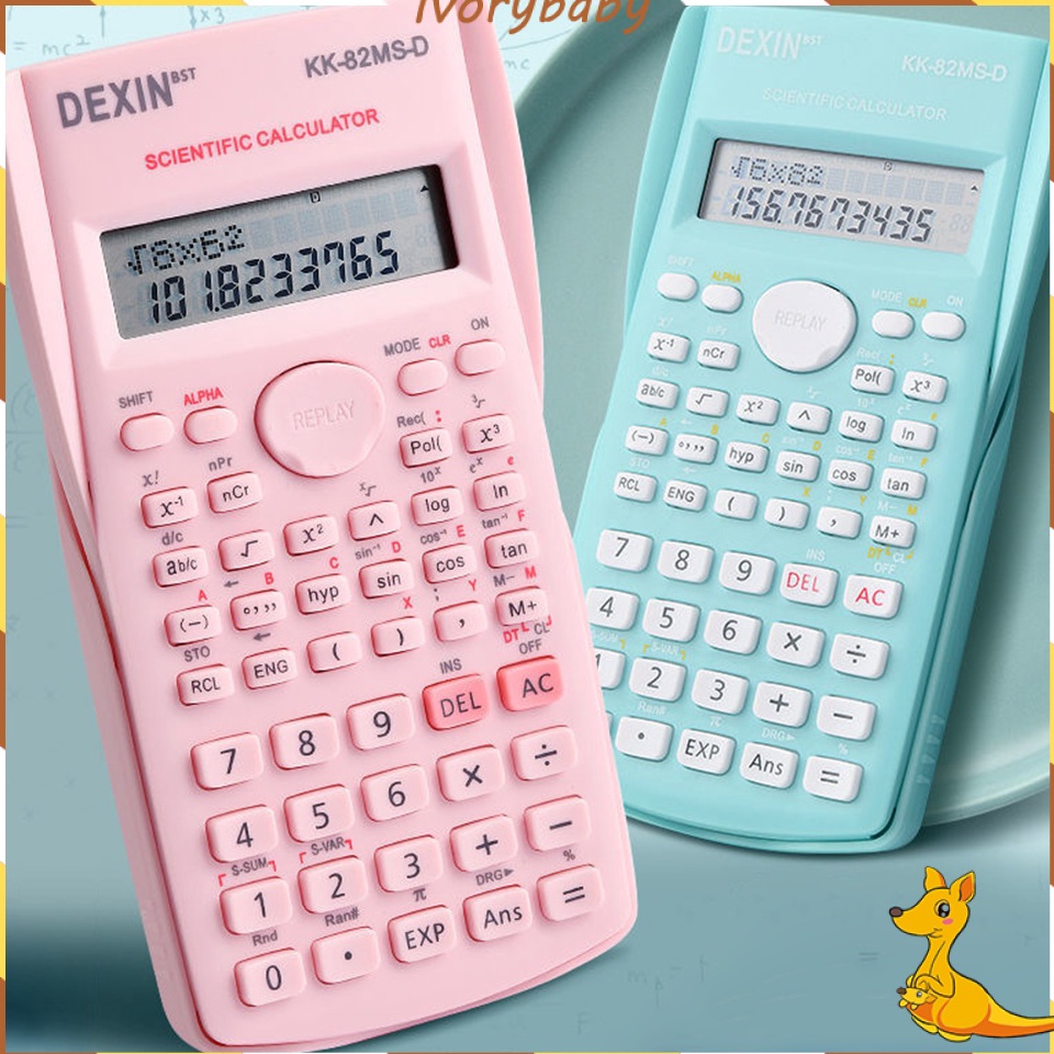 

Grosir.. Ivorybaby Scientific calculator kalkulator 240 fungsi Alat hitung Kalkulator ilmiah VHI