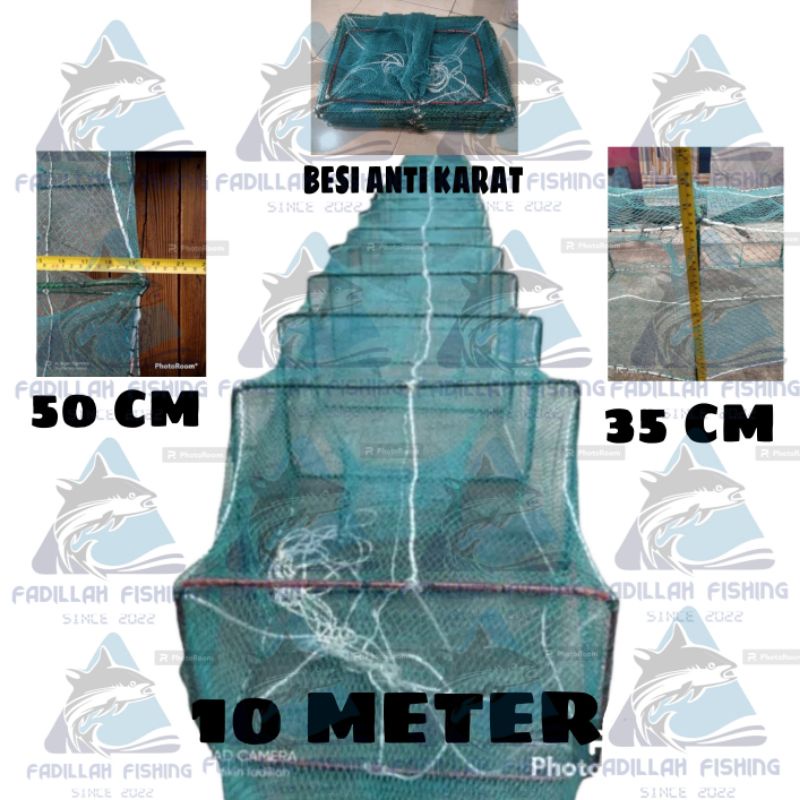 Bubu naga hijau 10M - 1/2" 50x35cm