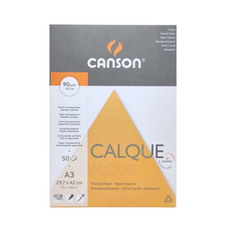 

CANSON TRACING PAPER SATIN FINISH 50S A3 90G