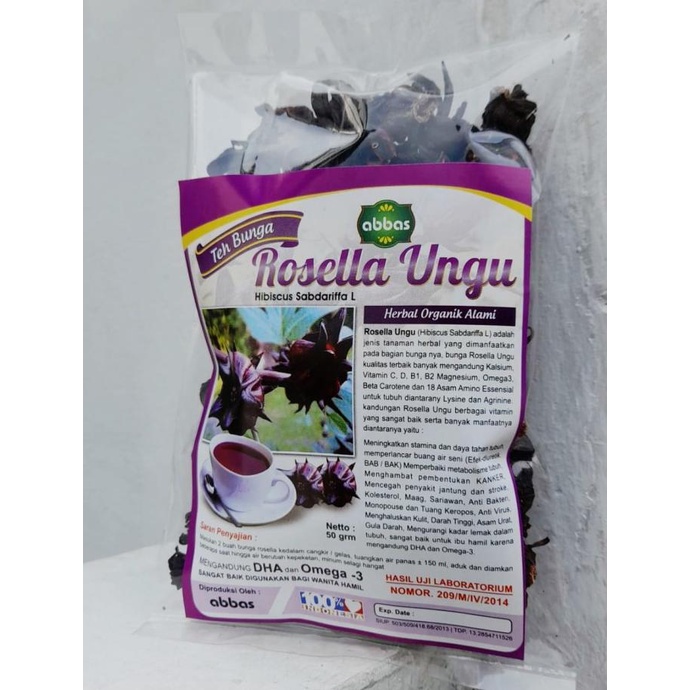 

populer] Teh Bunga Rosela Ungu abbas 50gram