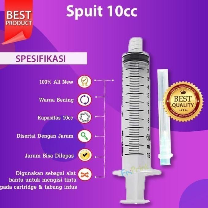 ___] Spuit Suntikan 10ml Tinta Printer