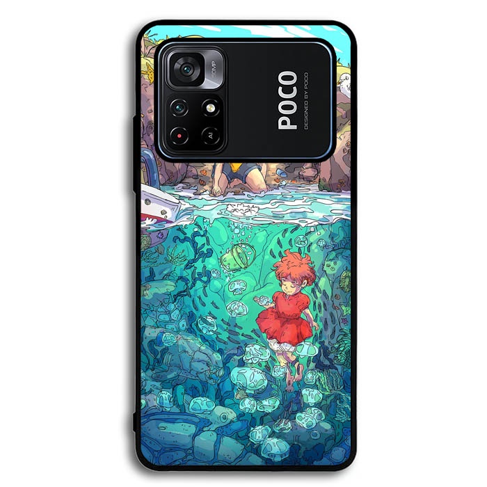Hardcase Casing Xiaomi Poco M3 M4 M5 X3 X5 F2 F3 F4 Pro Ponyo Ghibli AB2051 Case Cover