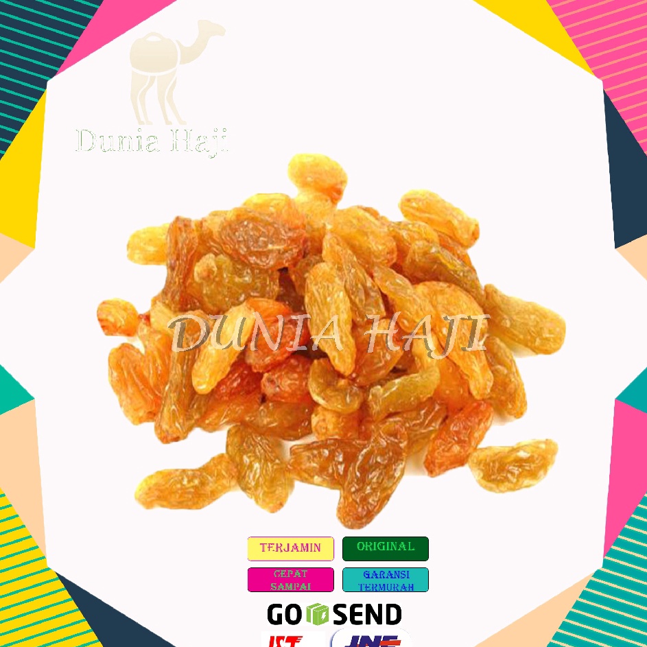 

➱Baru➬ 0ZWYS Kismis Anggur Golden Raisin / Kismis Asam Manis Raisin Starr untuk Oleh Oleh Haji dan Umroh 051 ✹Harga Murah