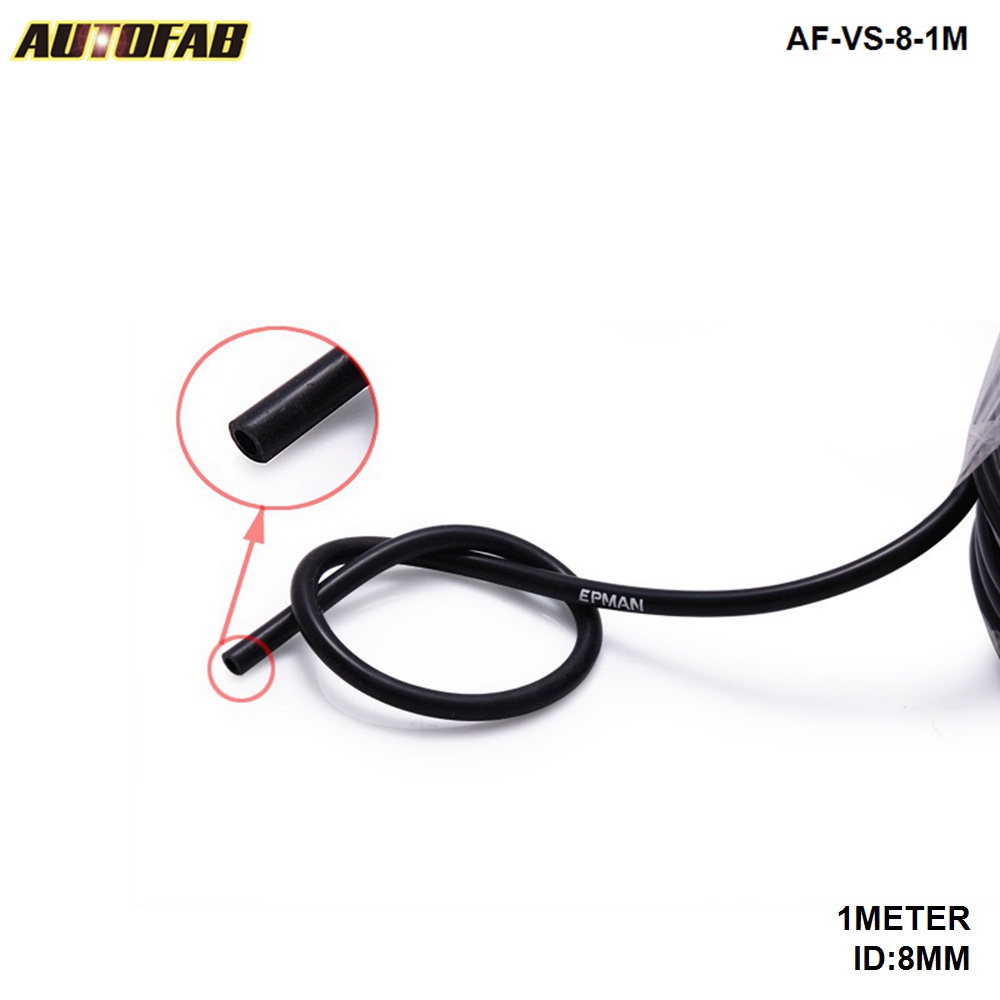 8mm x1M Silicone Vacuum Vac Hose Pipe Tube Air Hose Pipe Black For Honda Civic EG Jdm 92-95 AF-VS-8-