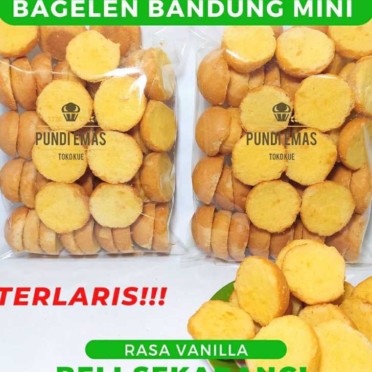 

✩Diskon➥ MKMEQ Bagelen Bandung Mini Vanilla / Roombutter Roti Kering Bagelan Kiloan 250 Gram H69 ➵Best Seller