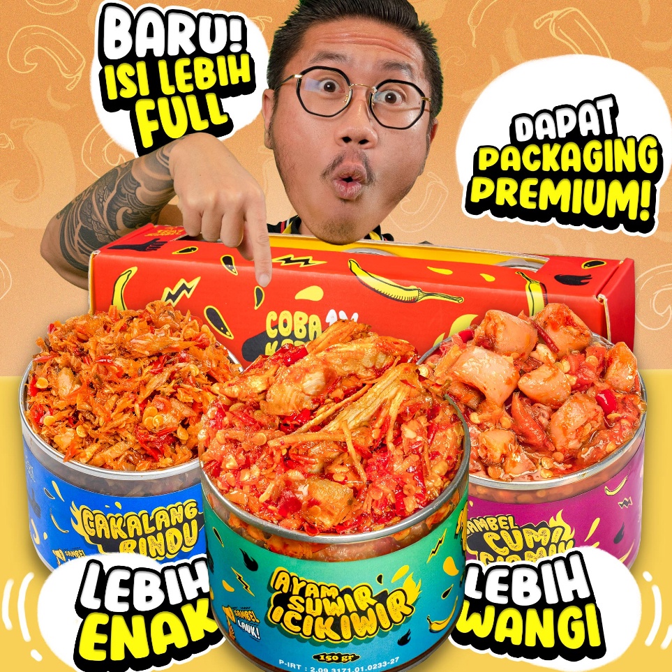 

✿Terbatas PQYFD Eatsambel - Paket Favorit Mas Yangun J41 ➙Harga Termurah