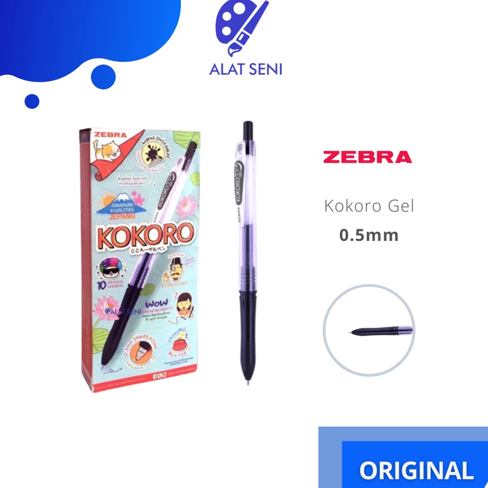 

【Penjualan Terbaik】✅COD Pulpen Gel Kokoro Lusisnan - Gel Pen Kokoro 0,5 dijual lusinan - Pulpen / Bolpen Gel Kokoro Zebra - 0.5