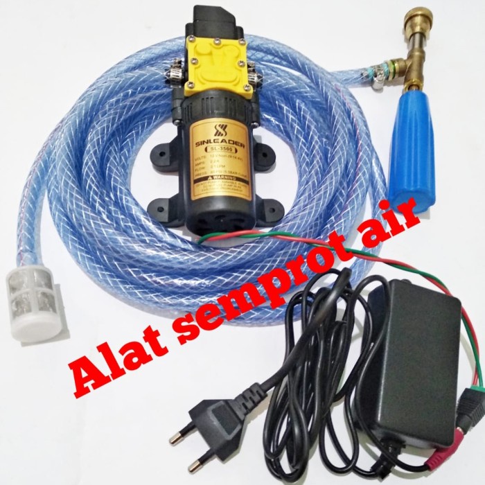 Pompa air mini DC Alat semprot spray cuci steam motor AC