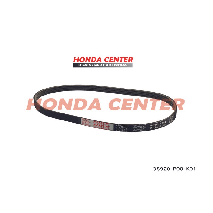 FAN BELT VBELT COMPRESSOR KOMPRESOR AC CIVIC GENIO ESTILO 4PK 795 Realtes Shop Id