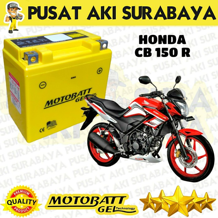Aki Murah Terbaik Motobatt Mtz6S Gel Motor Cbr 150 Cb 150R Cb 150 R