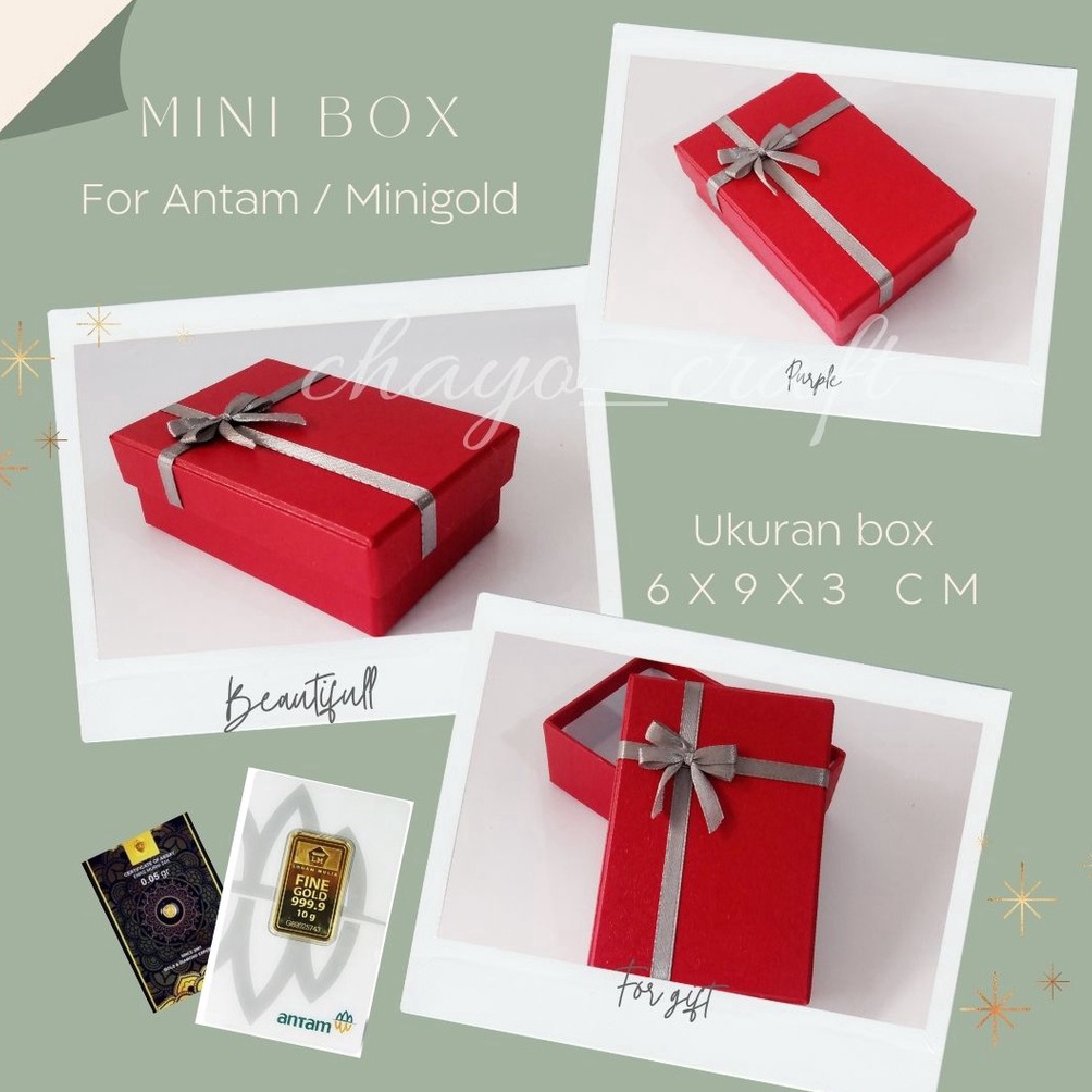 

Kotak Antam Box Mini 9x6x3 cm 9yzll