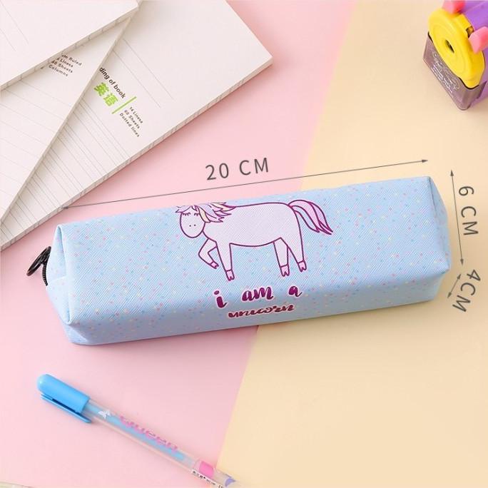 

Tempat Pensil Unicorn Anak Sekolah Tepak Pencil Case Pink Cewek Perem