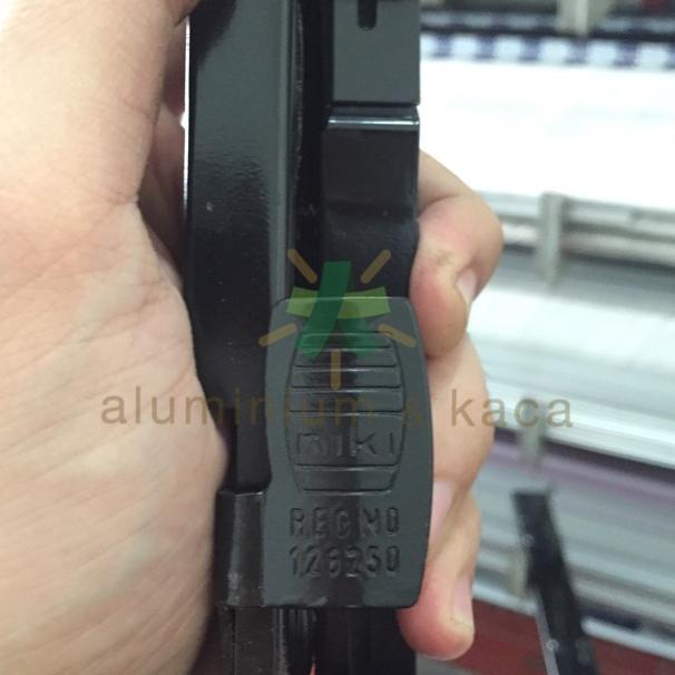 Baru Rangka Jendela Kaca Nako 5 Daun, 6 Daun, 7 Daun Bahan Besi Warna Hitam M23Y