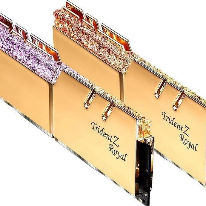 G.Skill TRIDENT Z ROYAL RGB DDR4 16GB (2x8GB) 3600Mhz - GOLD