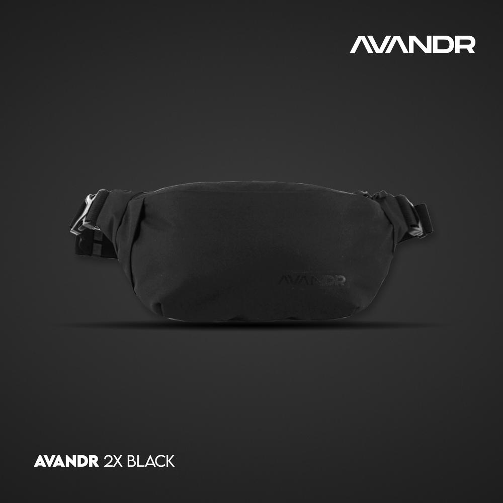 Populer Avandr 2X Matte Waist Bag Tas Pria Medium Waterproof Multifungsi Wxy
