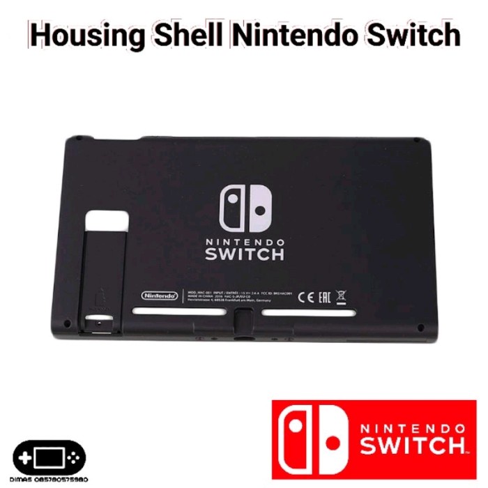 Housing Shell Nintendo Switch Case Cover Belakang Casing Tablet V1 V2