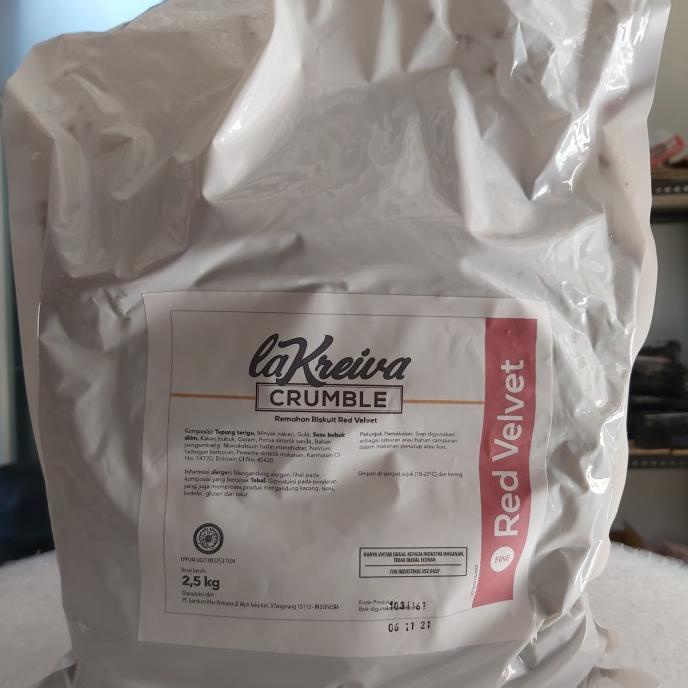 

<<<<<] redvelvet crumb 1kg redvelvet crumble 500gr redvelvet topping