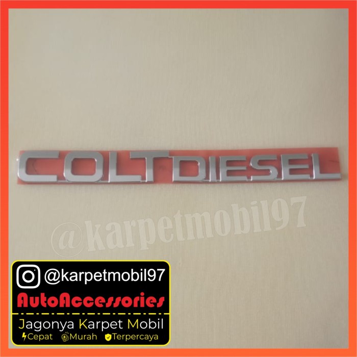 Emblem Colt Diesel Canter KM004885 Mitsubishi Fuso Logo Colt Diesel