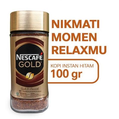 

`````````] NESCAFE Gold Kopi Instan Kopi Hitam 100g Nescafe gold rich and smooth