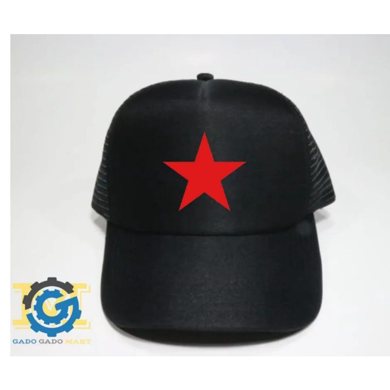 TOPI TRUCKER BINTANG MERAH