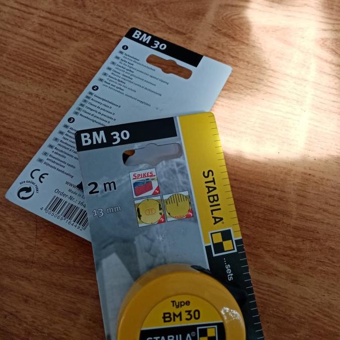 Stabila BM30 meteran gulung 2m meteran tukang
