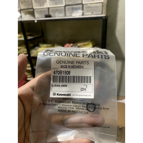 O Ring Ninja 2 tak 670B1508 8mm