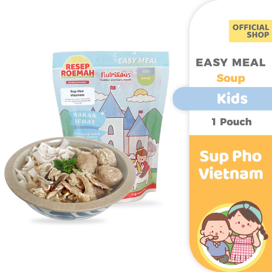 

Resep Roemah Sup Pho Vietnam / Beef Pho Noodle / Kids Healthy Homemade Frozen Food / No MSG