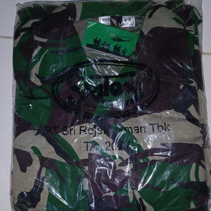Baju PDL Loreng TNI Asli Jatah