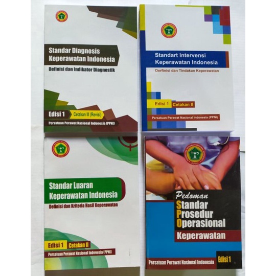 ✥Super Sale❁➽ 6RNGZ Paket 4S Buku Keperawatan 3 S Sdki Siki Slki & SPOK C58 ✹Baru