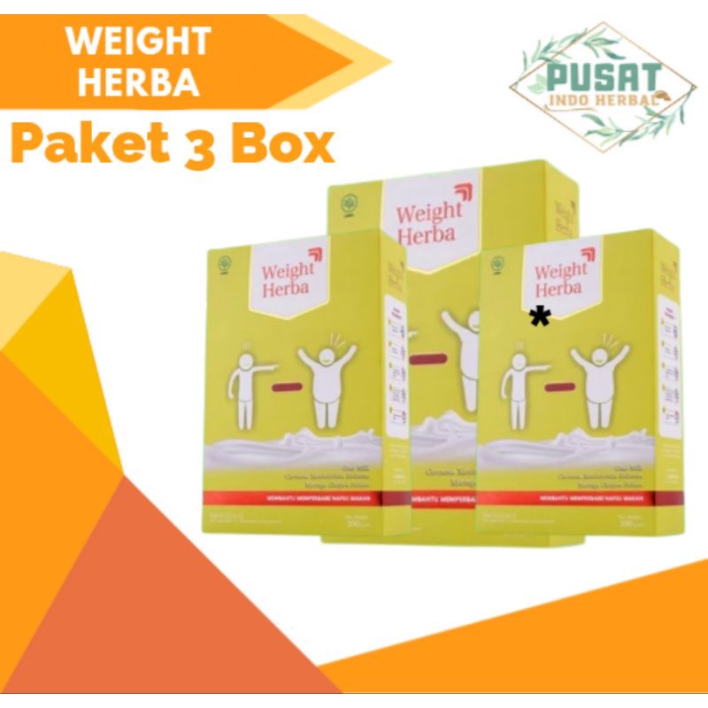 

Paket 3 Box Weight Herba Susu Asli Penambah Berat Badan Dan Nafsu Makan