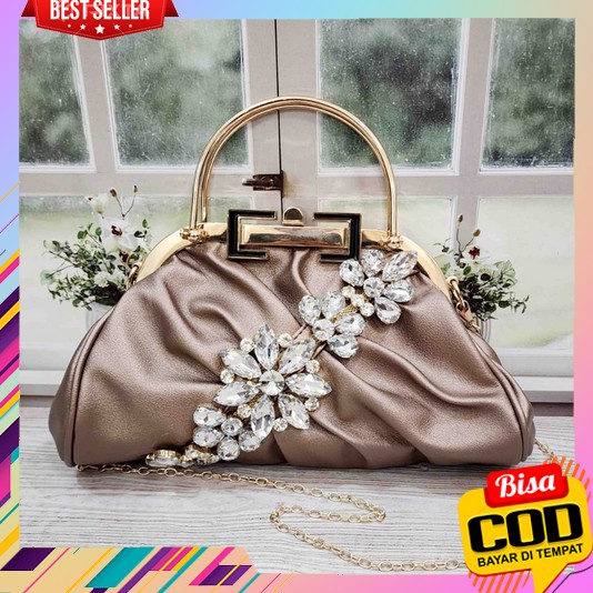 Tas Pesta Wanita 2023  Kondangan Mewah Terbaru Dompet Cewek Traveling Aesthetic Korea Lucu Taskosmet