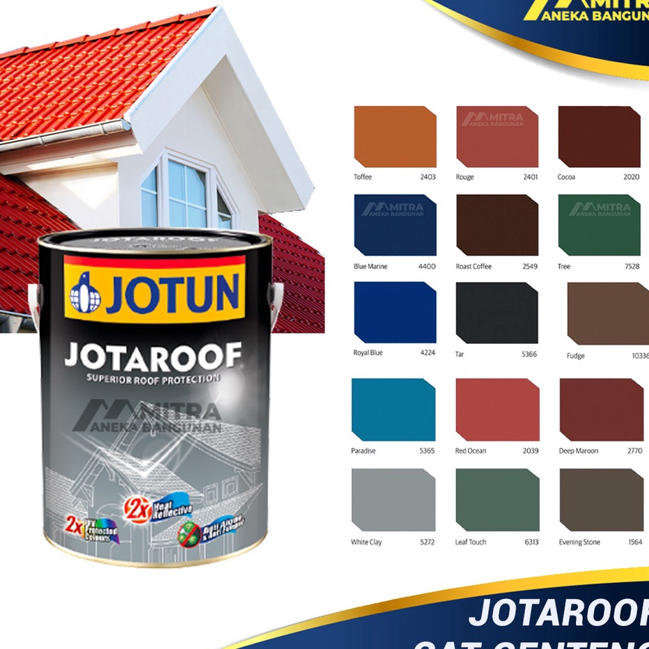 Penawaran Terbaik CAT GENTENG JOTAROOF JOTUN 2,5 LITER / SUPERIOR ROOF PROTECTION / CAT ATAP