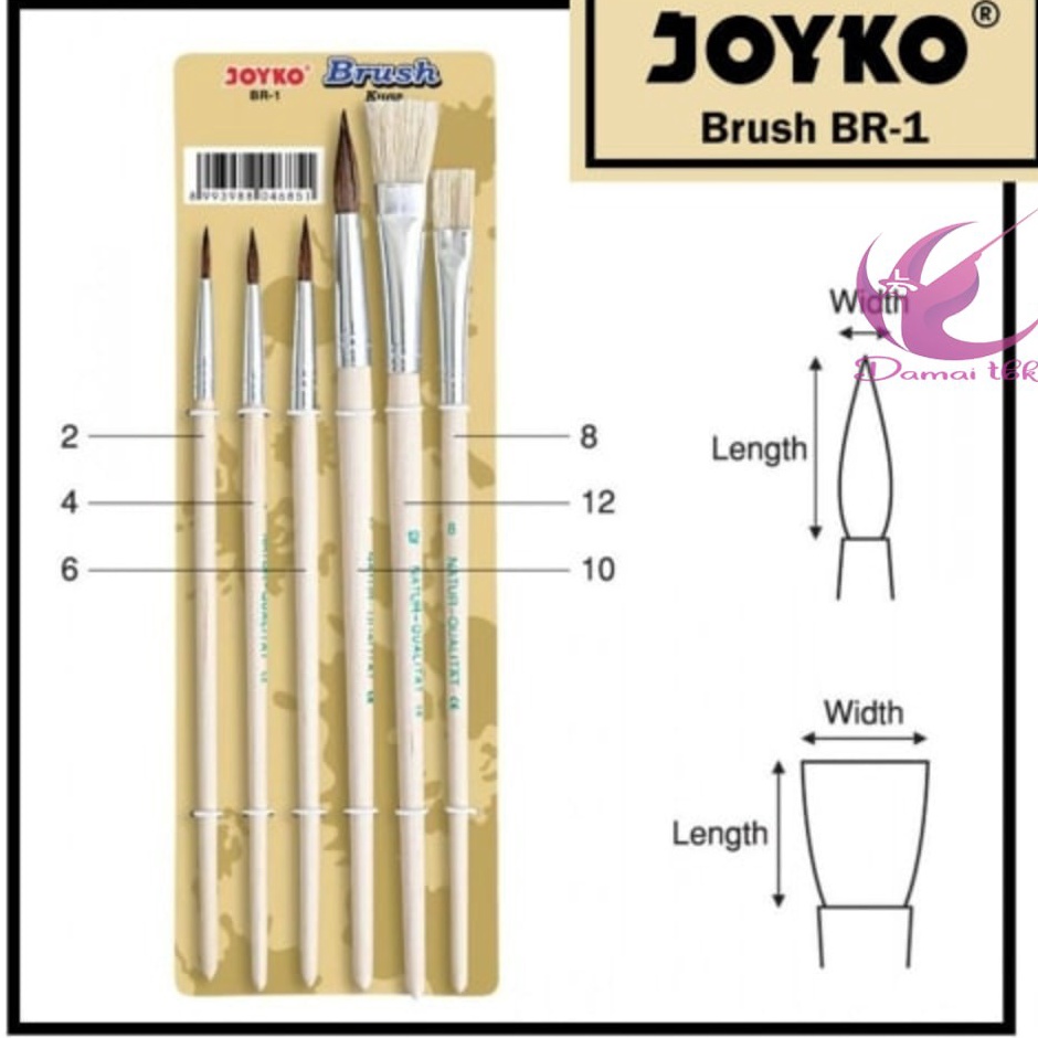 

➷Serba Murah➻ JF0LB Kuas Joyko set BR1 BR-1 KUAS SET P56 Diskon Promo